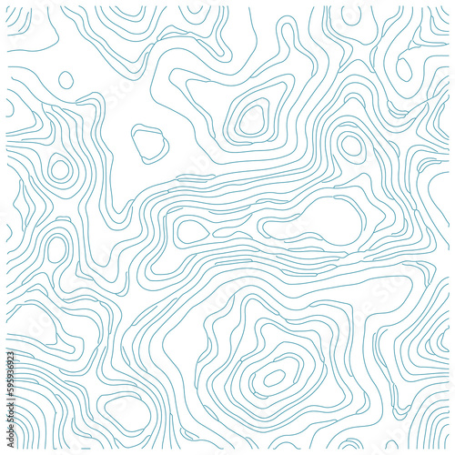 Topographic Line Pattern