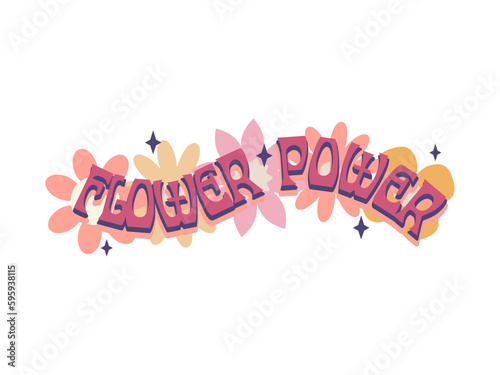 Funny rude lettering text in retro 70s groovy aesthetic style. Fun decoration sign, poster print or greeting card concept.