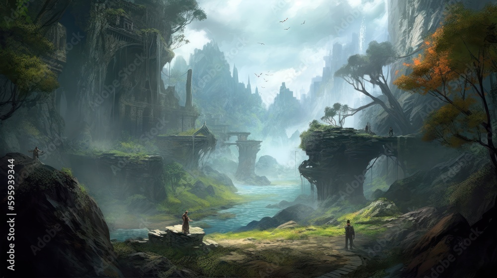 Beautiful Fantasy Game Artwork Beautiful Fantasy Game Artwork