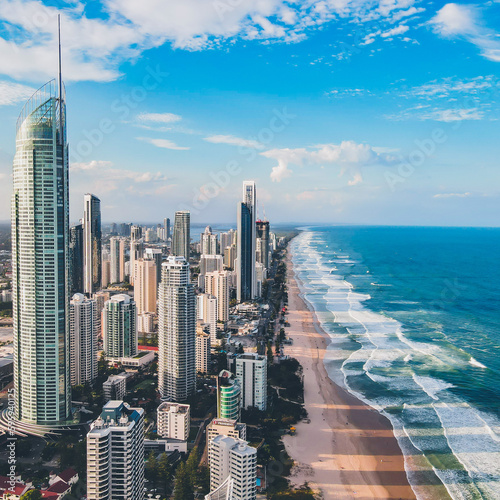 Surfers paradise in Queensland Australia 