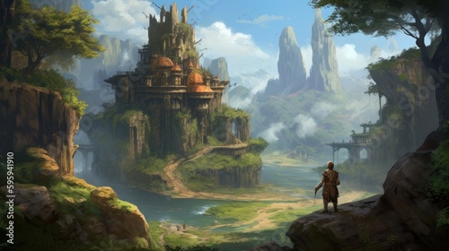 Beautiful Fantasy Game Artwork