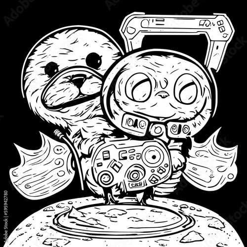 Cute Video Game Character