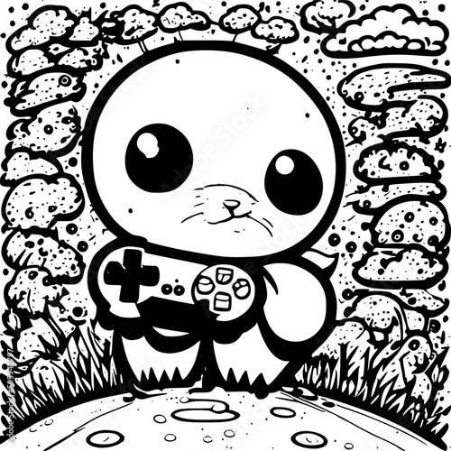 Cute Video Game Character