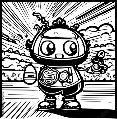 Cute Video Game Character