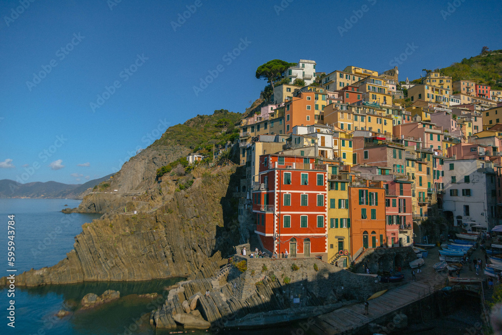 view of the Riomaggiore, Cinque Terre