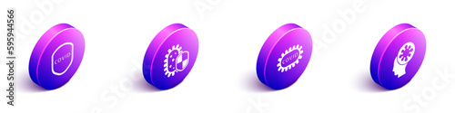 Set Isometric Shield protecting from virus, Shield protecting from virus, Corona virus covid-19 and Human and virus icon. Vector
