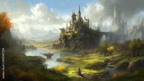 Beautiful Fantasy Game Artwork