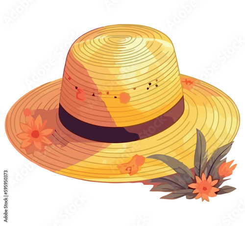 elegant beach hat
