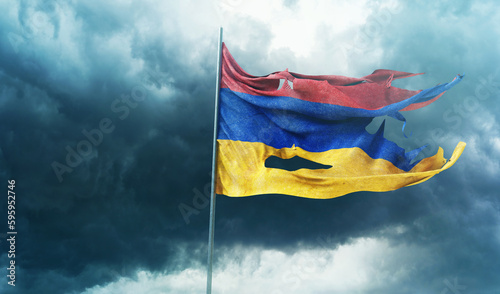 Armenia, Republic of Armenia - Waving Flag © Bilal Ulker