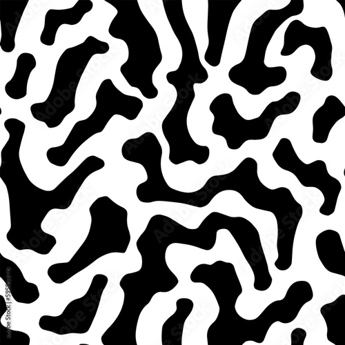 Vector Optical Illusion Black and White Seamless Pattern.  Mesmerizing vector optical illusions with black and white seamless patterns.