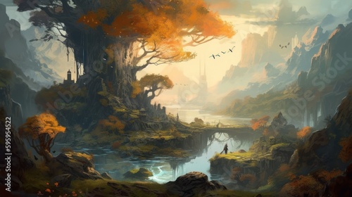 RPG Fantasy Game Art Background © Damian Sobczyk