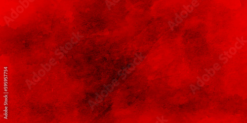 Abstract red background for Halloween or valentine days. Dark red splattered grungy backdrop