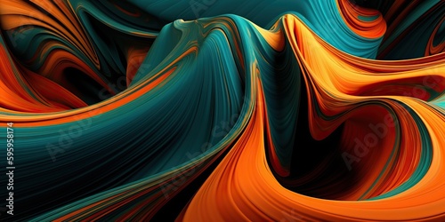 Abstract background in oran...