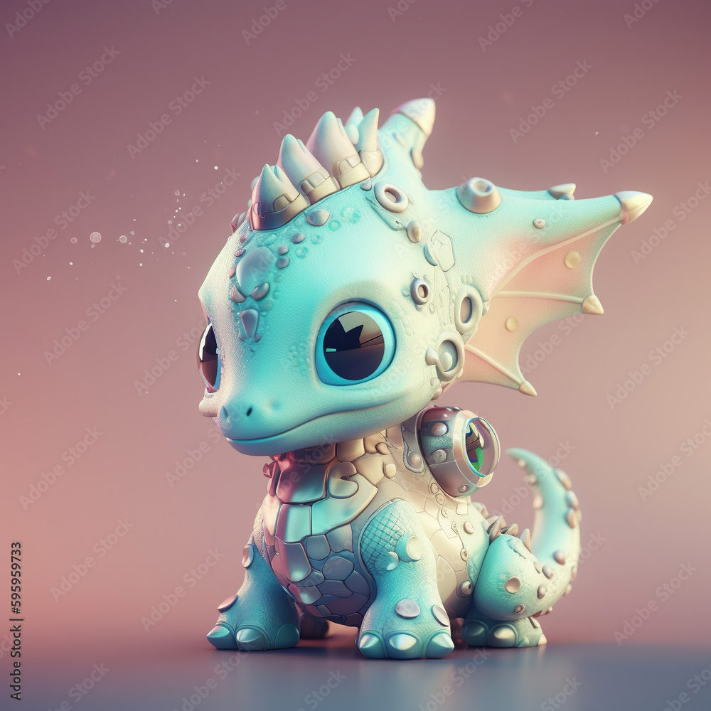 3d creatures illustration. Generative AI. 3d creatures illustration. Generative AI.
