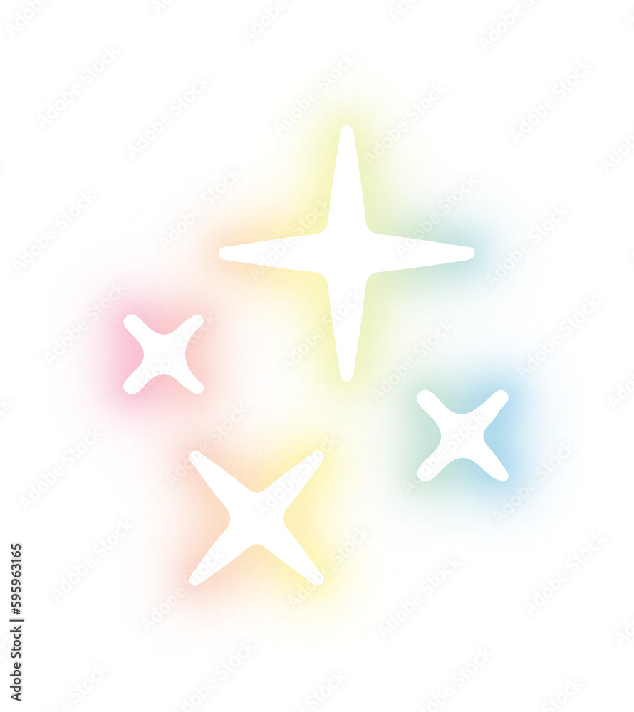 Set of Star neon