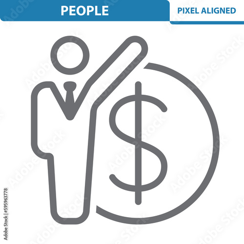 People Icon. Businessman