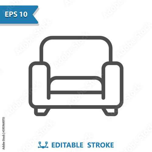 Armchair Icon. Furniture, Living Room