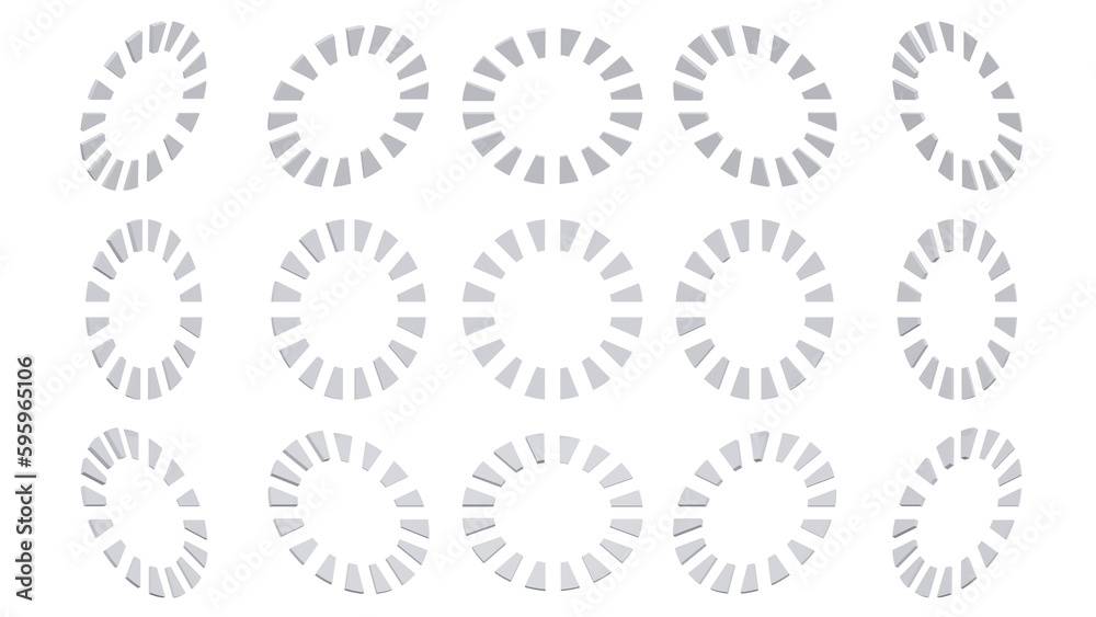 3d render icon loading icon with 3d render style white color 3d render icon loading icon with 3d render style white color