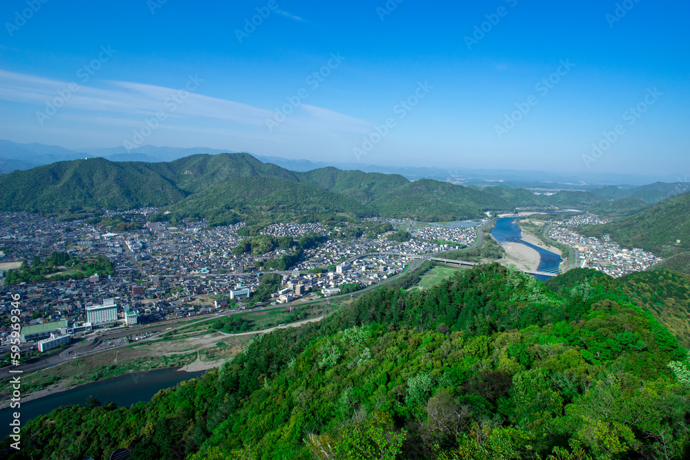 岐阜城から見た長良川