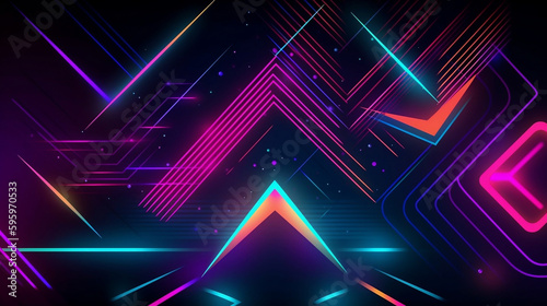 neon abstract background
