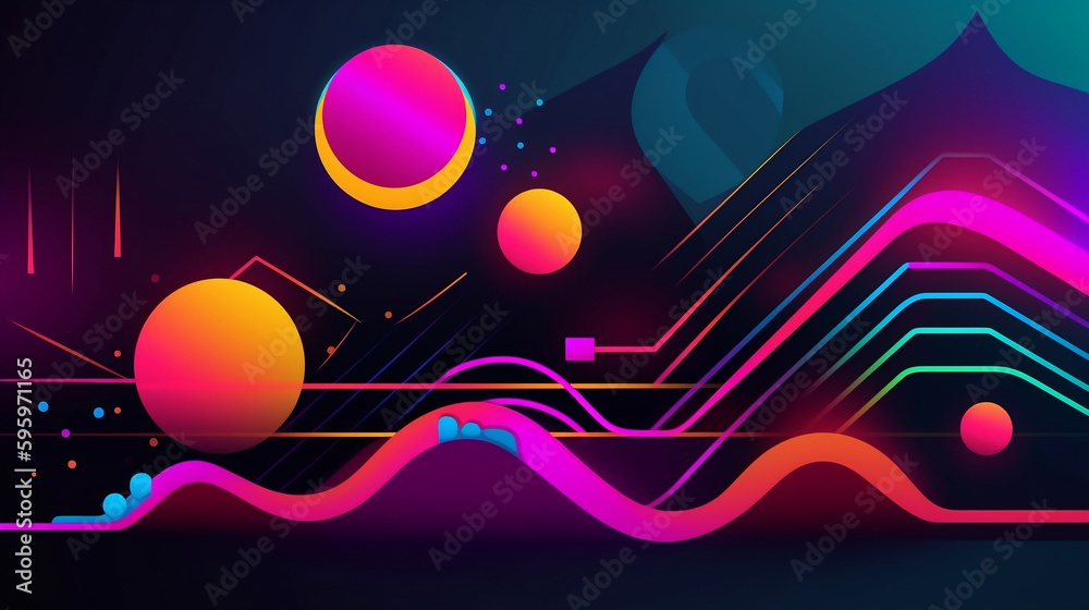 neon abstract background neon abstract background