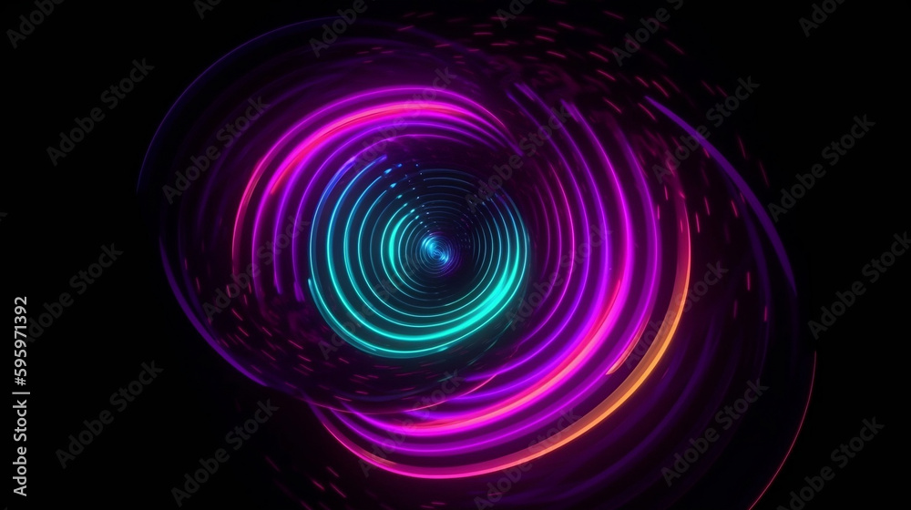 Obraz premium abstract background with circles