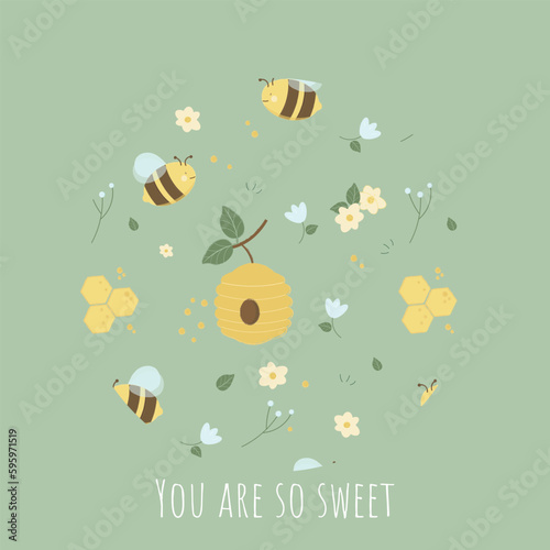 gift card for summer sunny honey days