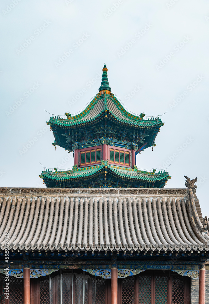 The ancient county of Taiyuan, Shanxi Province, China The ancient county of Taiyuan, Shanxi Province, China