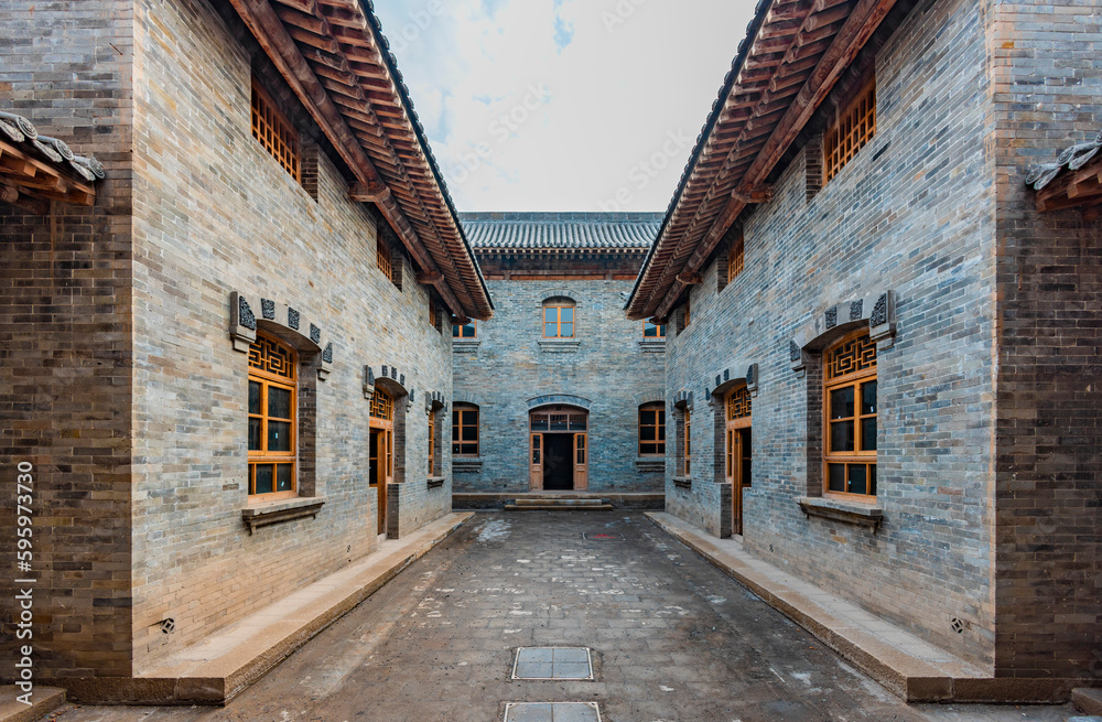 The ancient county of Taiyuan, Shanxi Province, China The ancient county of Taiyuan, Shanxi Province, China