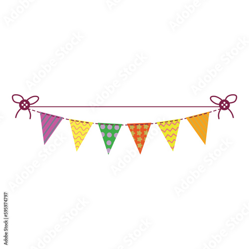 Party Bunting Illustration