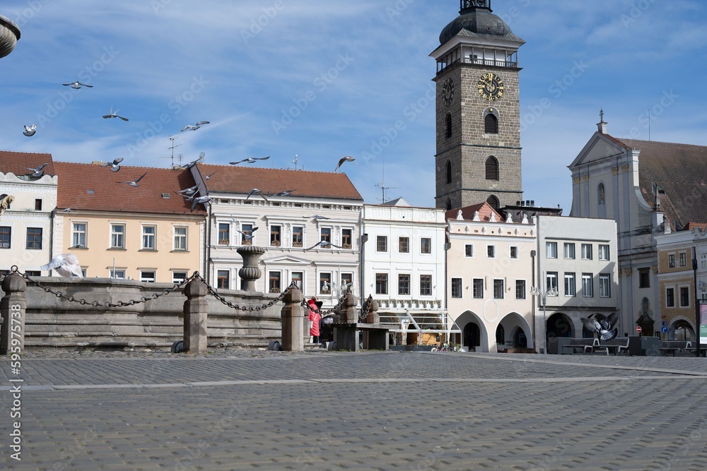 Premysl Otakar Square, located in Ceske Budejovice, is a bustling and historic public square. With its expansive size and open layout, the square serves as a focal point for various activities and eve