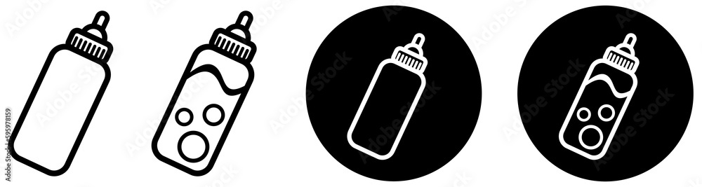 Baby milk bottle icons in png format. Feeding bottle sign transparent.Baby bottle illustration. Black line illustration of baby milk feeding bottle. Baby milk bottle icons in png format. Feeding bottle sign transparent.Baby bottle illustration. Black line illustration of baby milk feeding bottle.