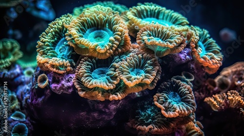 image of a coral. Created with generative technology.