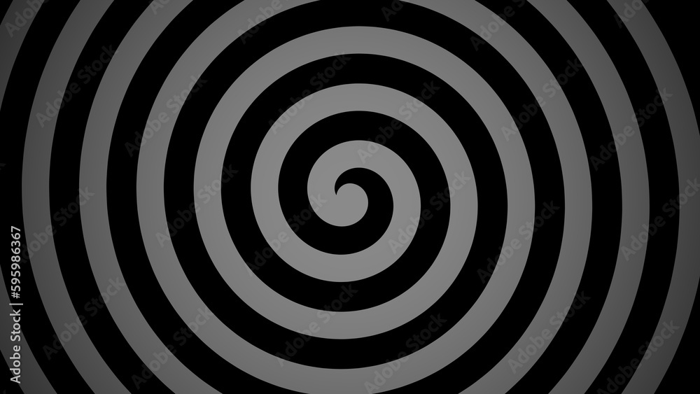 Black and gray mysterious spiral line Black and gray mysterious spiral line