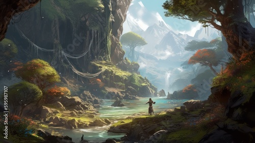 RPG Journey Game Art Wallpaper Background