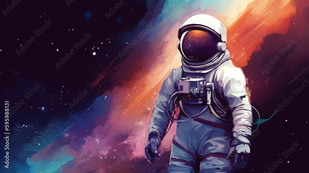 astronaut in space astronaut in space