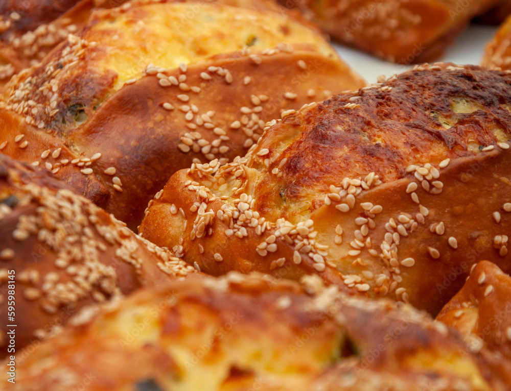 Traditional Cypriot Flaouna delicious Greek Easter Cheese Bread. Flaounes are traditionally prepared for Easter by Orthodox Cypriots. Traditional Cypriot Flaouna delicious Greek Easter Cheese Bread. Flaounes are traditionally prepared for Easter by Orthodox Cypriots.
