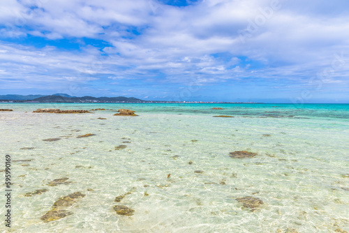 沖縄県 竹富島・アイヤル浜の風景 