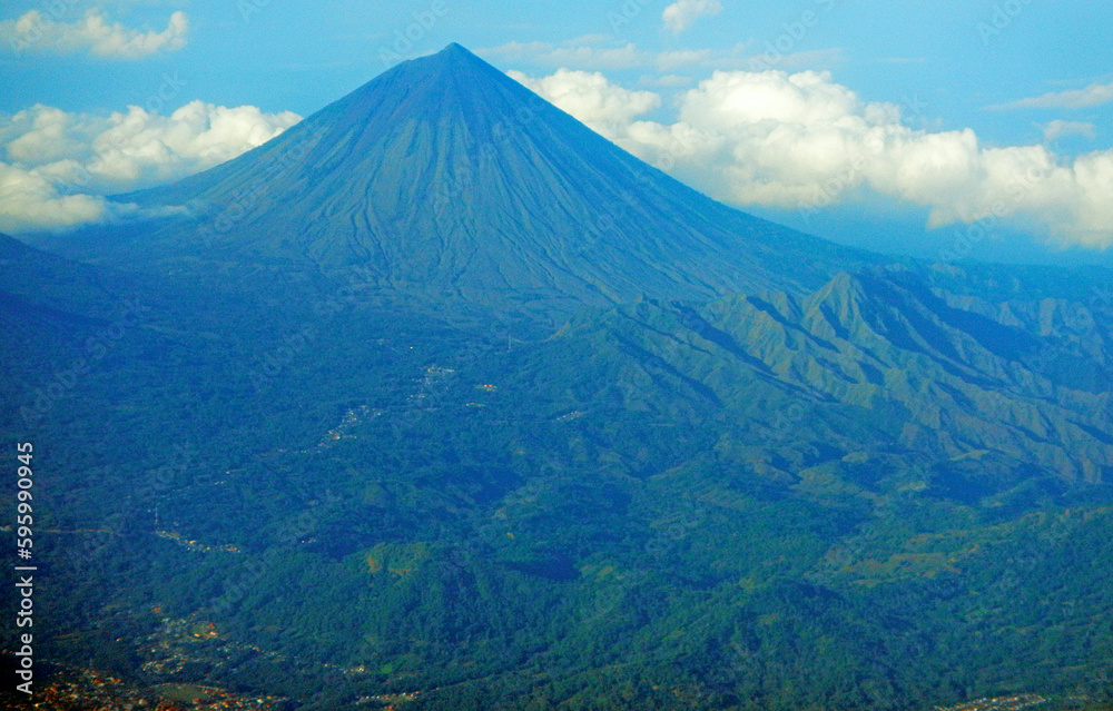 Inierie volcano on the island of Flores, Indonesia
