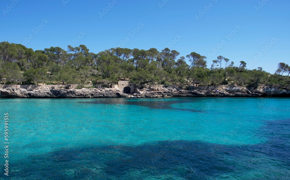 Blue skies and turquoise waters