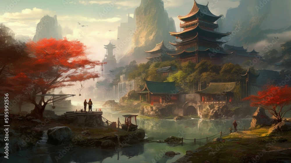 RPG Journey Game Art Wallpaper Background RPG Journey Game Art Wallpaper Background