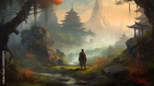RPG Journey Game Art Wallpaper Background © Damian Sobczyk