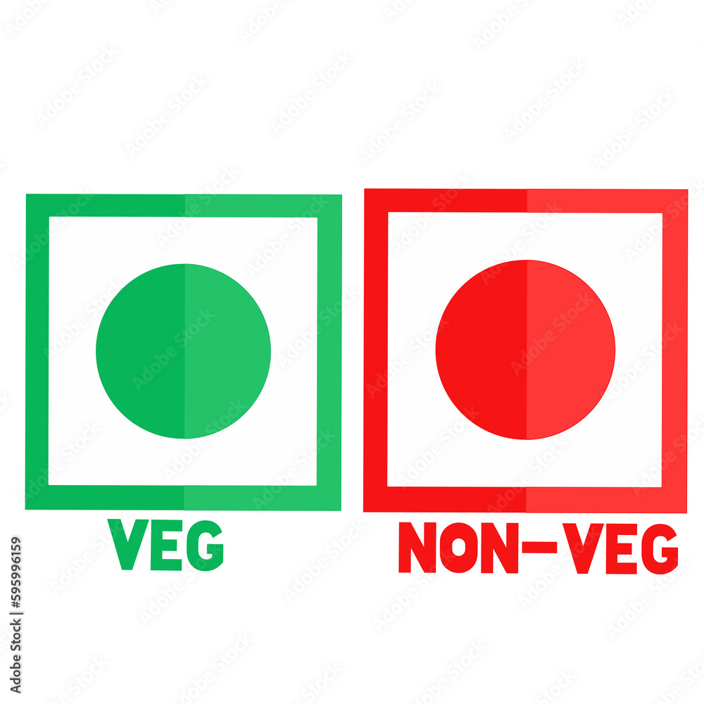 green-dot-and-red-brown-dot-symbols-in-food-products-indicating-veg-and