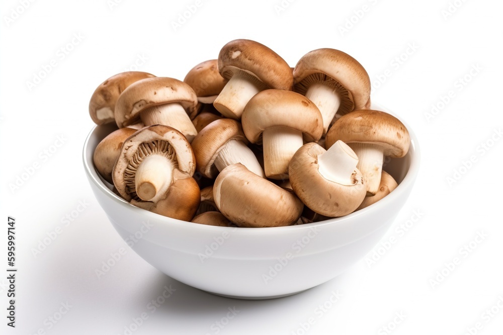 Porcini mushroom in a bowl. Ingredient for dish, plate, cuisine, food. Porcini mushroom in a bowl. Ingredient for dish, plate, cuisine, food.