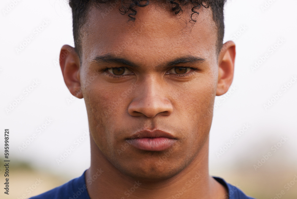 Ready to become a stronger version of myself. a young man after a workout.