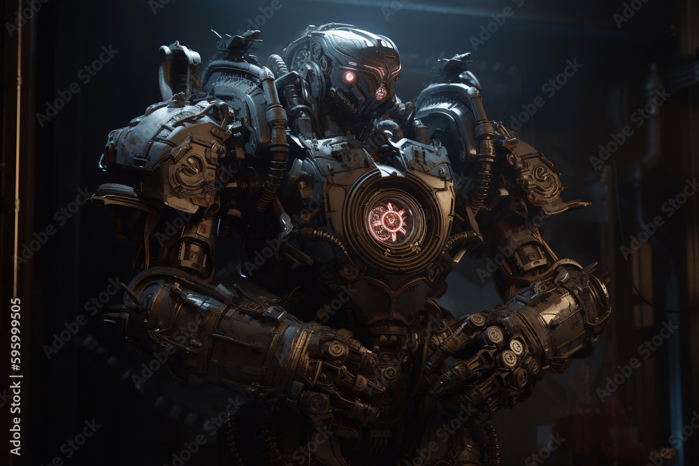 Robot in the Dark,Generative Ai Robot in the Dark,Generative Ai