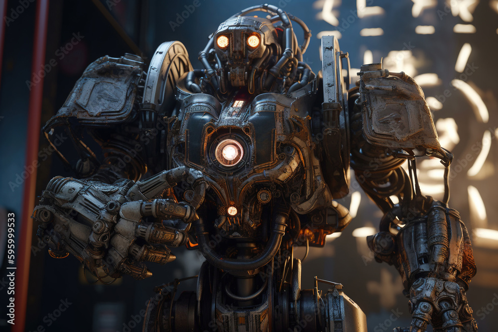 Robot in the Dark,Generative Ai Robot in the Dark,Generative Ai