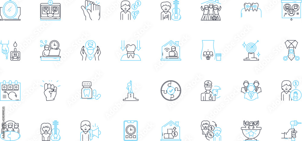 Human Factors linear icons set. Ergonomics, Psychology, Anthropometry, Perception, Attention, Memory, Cognition line vector and concept signs. Decision-making,Emotion,Motivation outline illustrations Human Factors linear icons set. Ergonomics, Psychology, Anthropometry, Perception, Attention, Memory, Cognition line vector and concept signs. Decision-making,Emotion,Motivation outline illustrations
