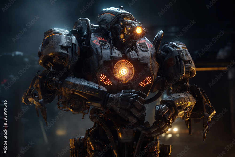 Robot in the Dark,Generative Ai Robot in the Dark,Generative Ai