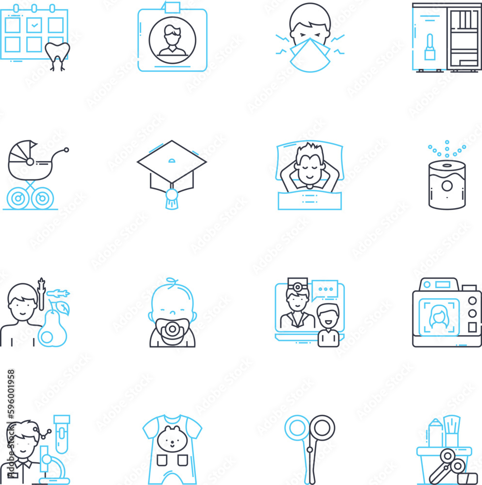 Youth linear icons set. Energy, Resilience, Adventure, Exploration, Curiosity, Creativity, Possibility line vector and concept signs. Dreams,Identity,Empowerment outline illustrations Youth linear icons set. Energy, Resilience, Adventure, Exploration, Curiosity, Creativity, Possibility line vector and concept signs. Dreams,Identity,Empowerment outline illustrations